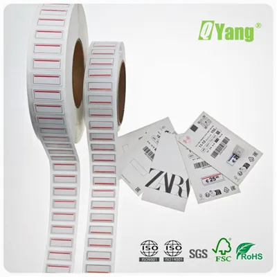 Mencetak self adhesive Multi - Label Tag Harga Lapisan Untuk Pakaian
